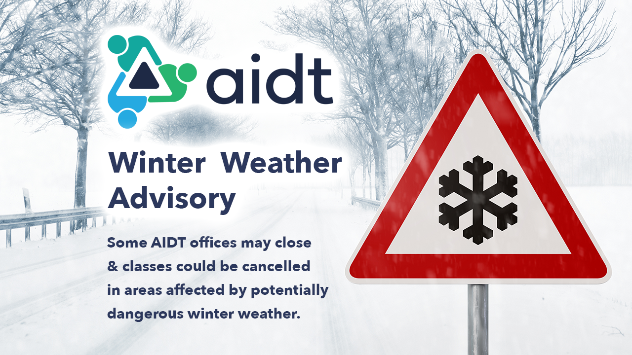 AIDT - Winter Weather Closings graphic